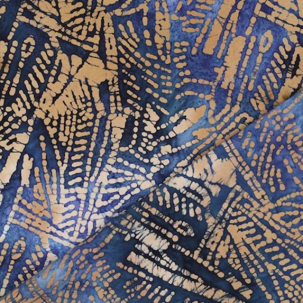 Batik Baumwolle Navy